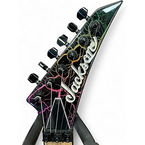 Used 2020 Jackson SL3M RAINBOW CRACKLE Solid Body Electric Guitar