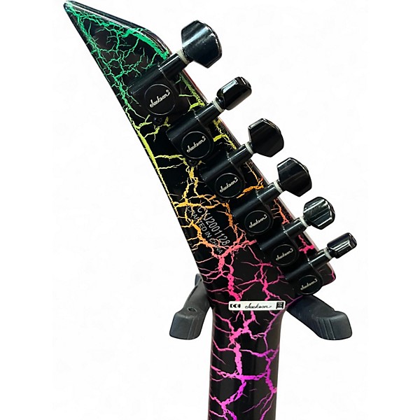 Used 2020 Jackson SL3M RAINBOW CRACKLE Solid Body Electric Guitar