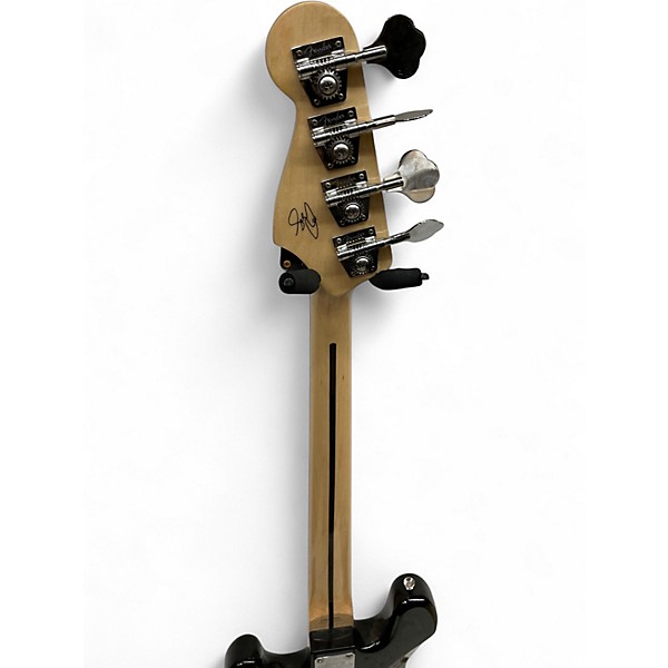 Used Fender Geddy Lee Signature Jazz Bass Black Electric Bass Guitar