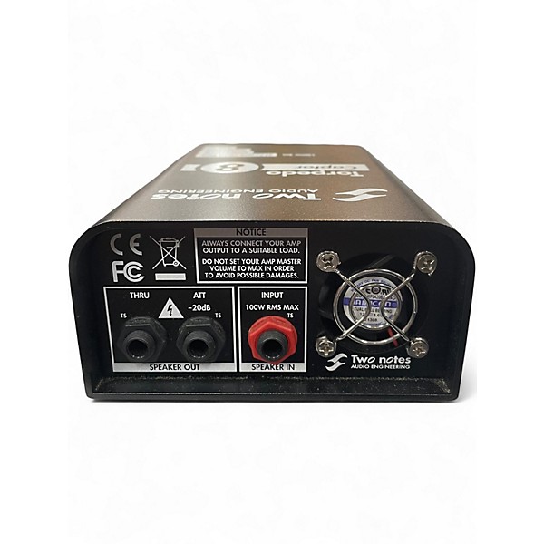 Used Two Notes AUDIO ENGINEERING TORPEDO CAPTOR Power Attenuator