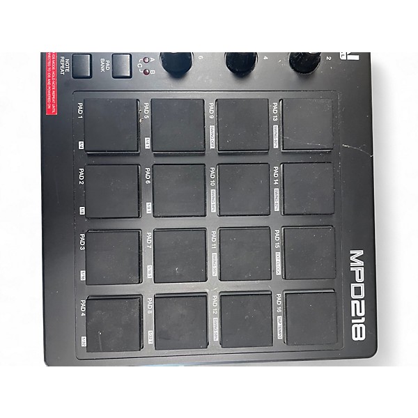Used Akai Professional MPD218 MIDI Controller