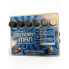 Used Electro-Harmonix XO Stereo Memory Man with Hazarai Delay Effect Pedal