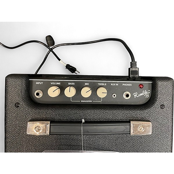 Used Fender Rumble 15 15W 1X8 Bass Combo Amp