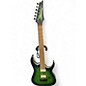 Used Ibanez rgaix5mqm surreal blue burst Solid Body Electric Guitar thumbnail