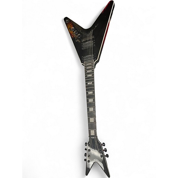 Used Dean Flying V Select Black Solid Body Electric Guitar