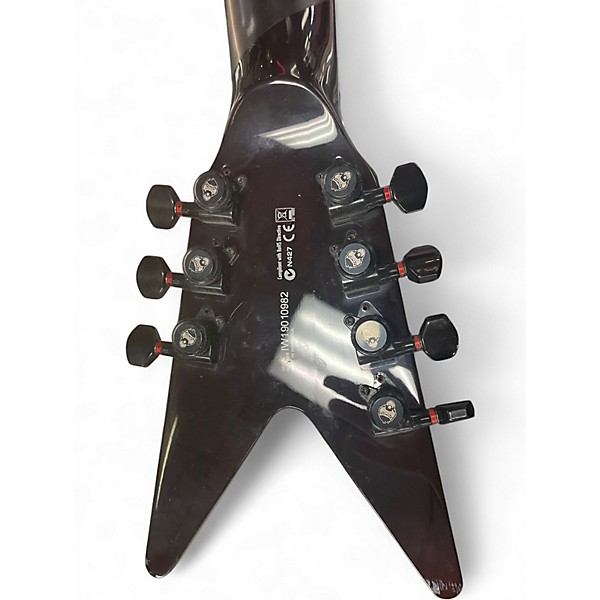 Used Dean Flying V Select Black Solid Body Electric Guitar