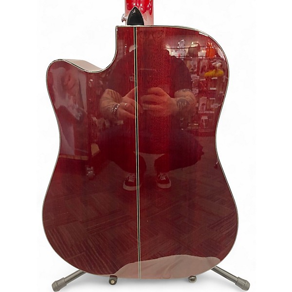 Used 2025 Takamine GD30CE Wine Red Acoustic Electric Guitar