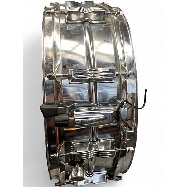 Used Ludwig 14X5 Steel Snare Chrome Drum