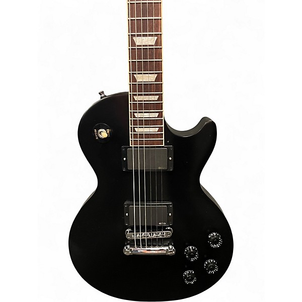 Used Gibson LES PAUL STUDIO W/EMG 81 EMG 85 Black Solid Body Electric Guitar