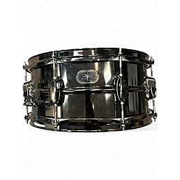 Used TAMA 14X6.5 Metalworks Steel Snare Black Nickel Drum