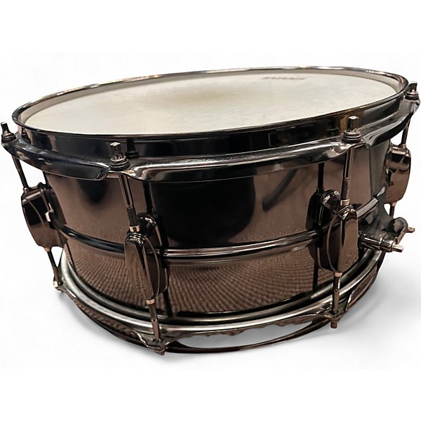 Used TAMA 14X6.5 Metalworks Steel Snare Black Nickel Drum