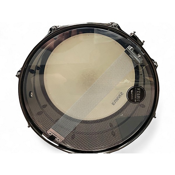 Used TAMA 14X6.5 Metalworks Steel Snare Black Nickel Drum