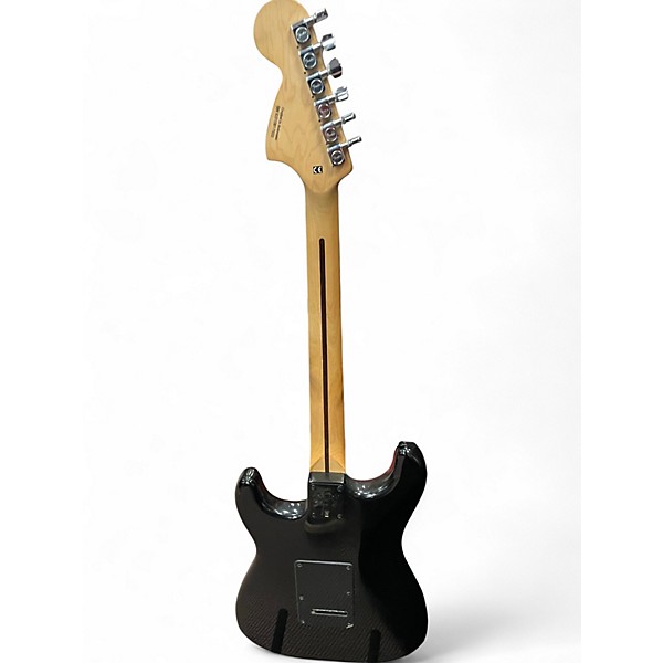 Used Squier Standard Stratocaster Black Solid Body Electric Guitar