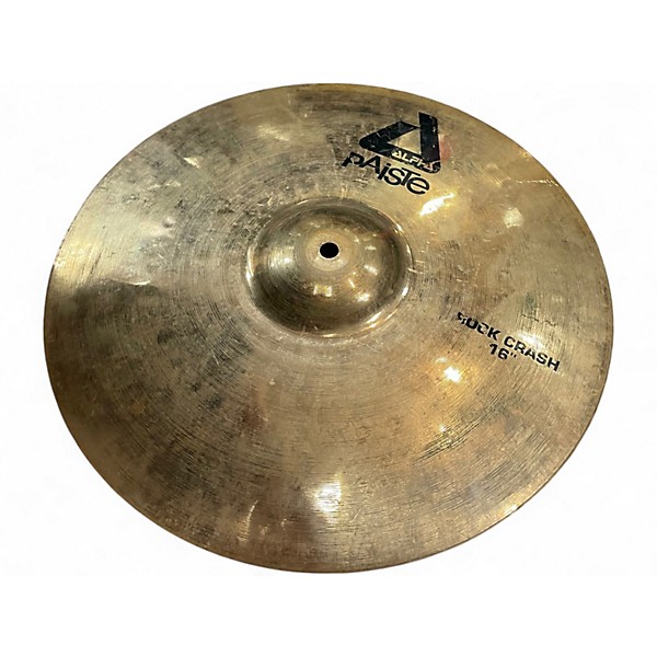 Used Paiste 16in Alpha Rock Crash Cymbal