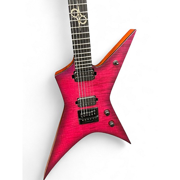 Used Solar Guitars XF1.6FPB FLAME PURPLE BURST Solid Body Electric Guitar