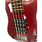 Used 2012 RockBass by Warwick CORVETTE $$ Burgundy Red Transparent Satin Electric Bass Guitar
