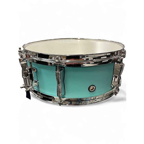 Used Yamaha 4 Piece Stage Custom Hip 4-Piece Shell Pack Matte Surf Green Drum Kit