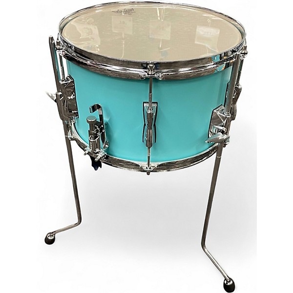 Used Yamaha 4 Piece Stage Custom Hip 4-Piece Shell Pack Matte Surf Green Drum Kit