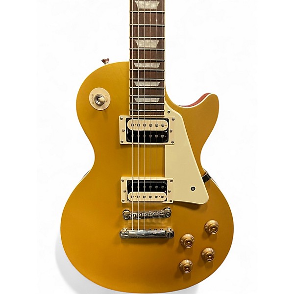 Used Epiphone Les Paul Classic Gold Top Solid Body Electric Guitar