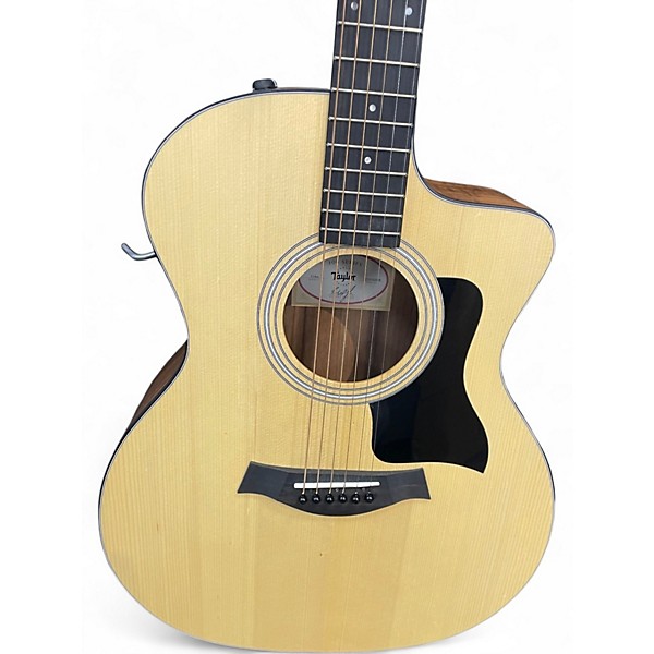 Used Taylor 114CE Natural Acoustic Electric Guitar