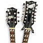 Used Jay Turser DOUBLE NECK LH Cherry Solid Body Electric Guitar