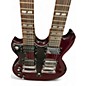 Used Jay Turser DOUBLE NECK LH Cherry Solid Body Electric Guitar