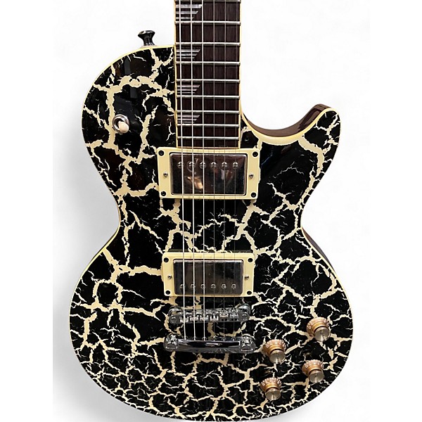 Used Epiphone Les Paul Nuclear Extreme Black and White Solid Body Electric Guitar