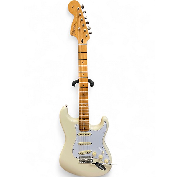 Used 2016 Fender Jimi Hendrix Stratocaster Olympic White Solid Body Electric Guitar