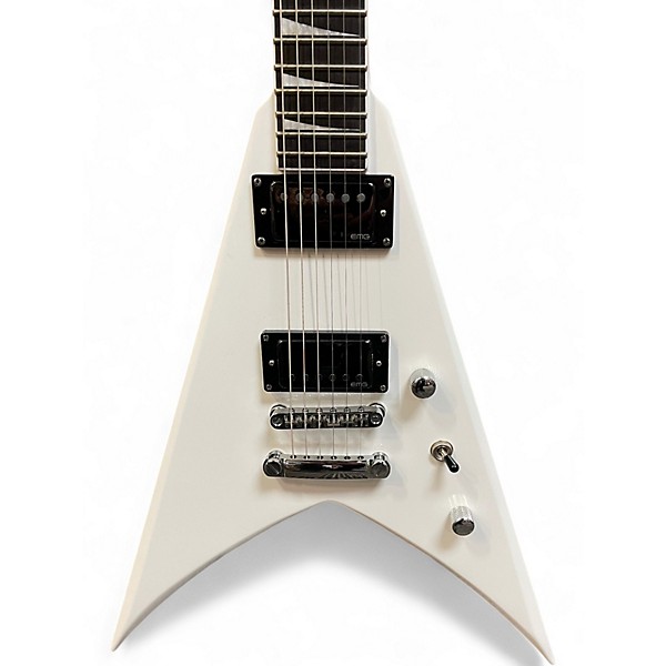 Used Jackson Pro Series King V KVTMG Snow White Solid Body Electric Guitar