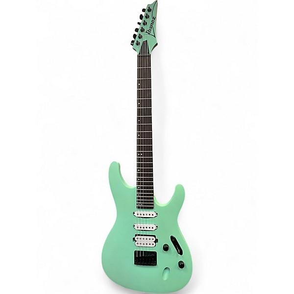 Used Ibanez S561 Seafoam Pearl Solid Body Electric Guitar