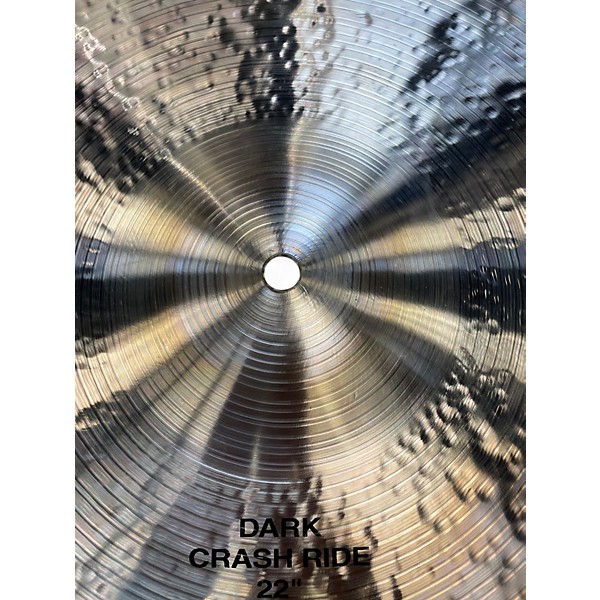 Used Paiste 22in MASTERS DARK CRASH RIDE Cymbal