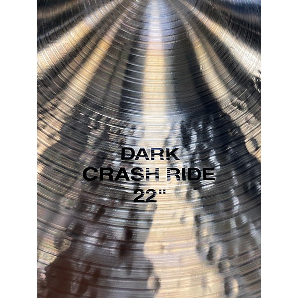 Used Paiste 22in MASTERS DARK CRASH RIDE Cymbal