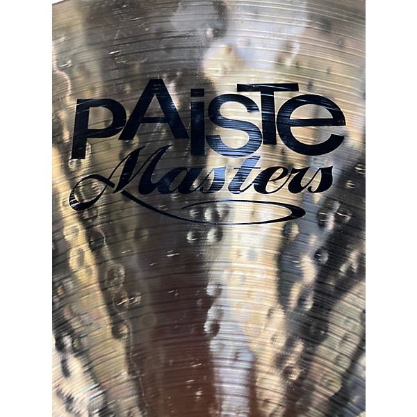 Used Paiste 22in MASTERS DARK CRASH RIDE Cymbal