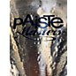 Used Paiste 22in MASTERS DARK CRASH RIDE Cymbal