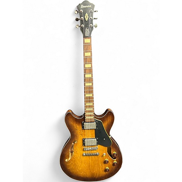 Used Ibanez ASV10A Tobacco Burst Hollow Body Electric Guitar