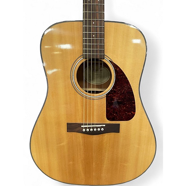 Used Fender CD140S Dreadnought Natural Acoustic Guitar