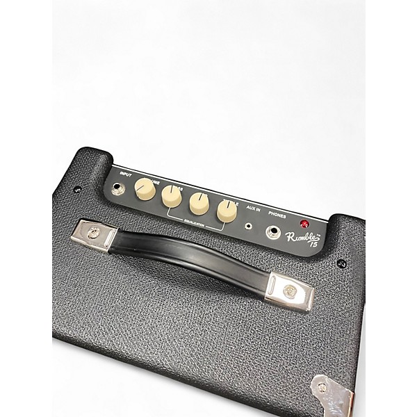Used Fender Rumble 15 15W 1X8 Bass Combo Amp