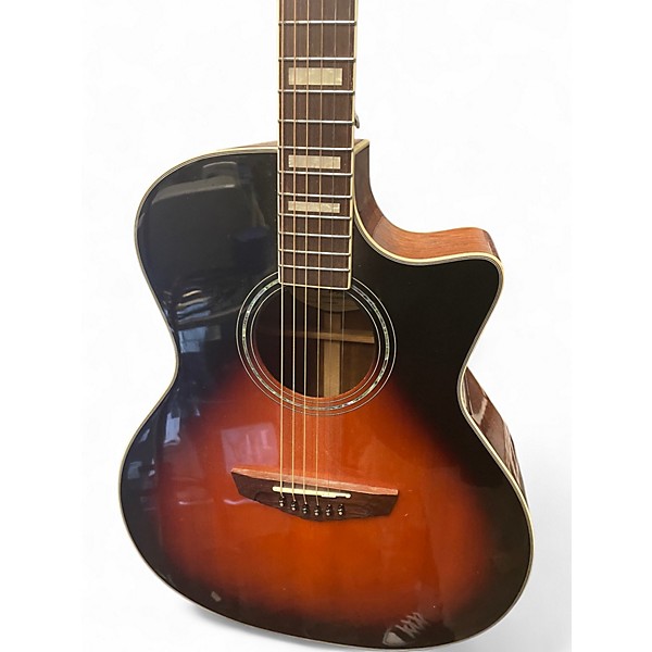 Used D'Angelico PREMIER GRAMERCY CS 2 Color Sunburst Acoustic Electric Guitar