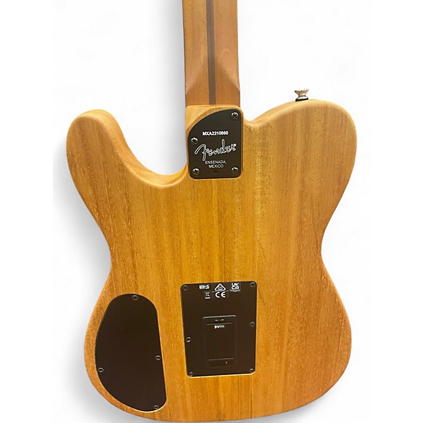 Used Fender Acoustasonic Player Telecaster Natural Acoustic Electric Guitar