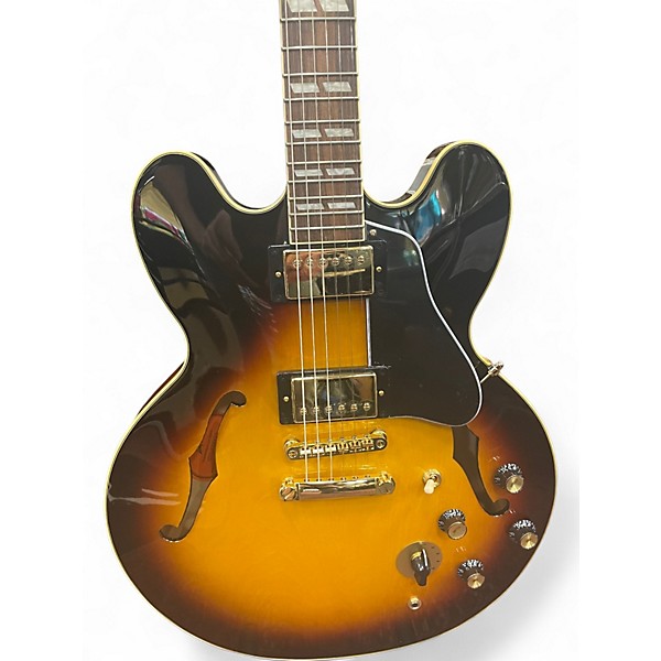 Used Epiphone Inspired by Gibson (IG) ES-345 Tri Burst Hollow Body Electric Guitar