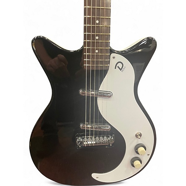 Used Danelectro '59M NOS+ Black Solid Body Electric Guitar