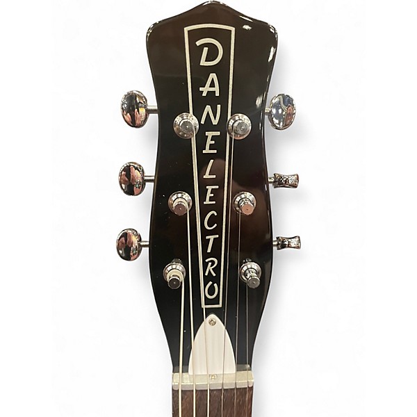 Used Danelectro '59M NOS+ Black Solid Body Electric Guitar