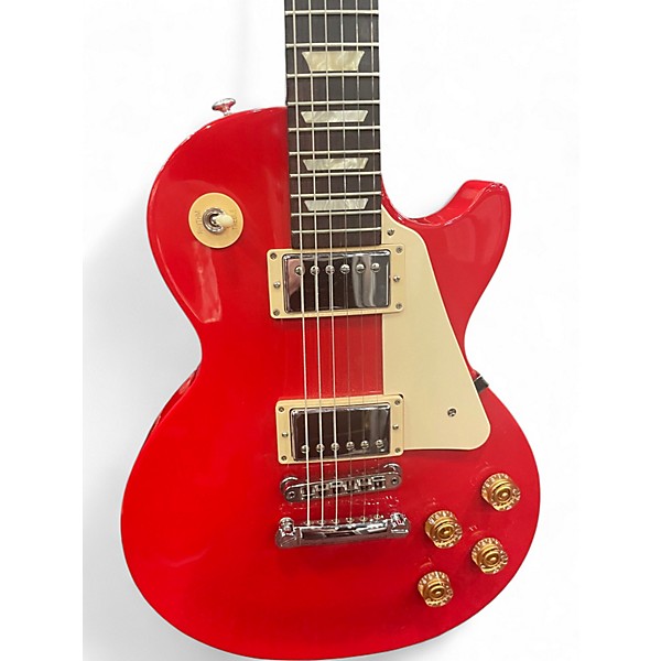Used Gibson Les Paul Studio T Radiant Red Solid Body Electric Guitar