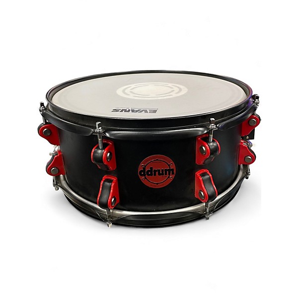 Used ddrum 1 Piece Hybrid Black and Red Drum Kit