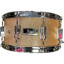 Used Pearl 5.5X14 Fiberglass Snare Gold Sparkle Drum