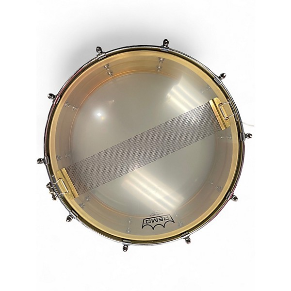 Used Bolanos Drum Company 5.5X14 Bell BrassSnare Brass Drum