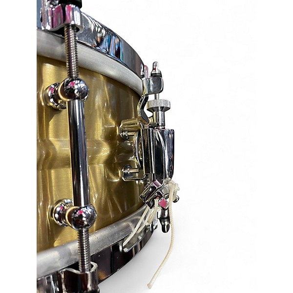 Used Bolanos Drum Company 5.5X14 Bell BrassSnare Brass Drum