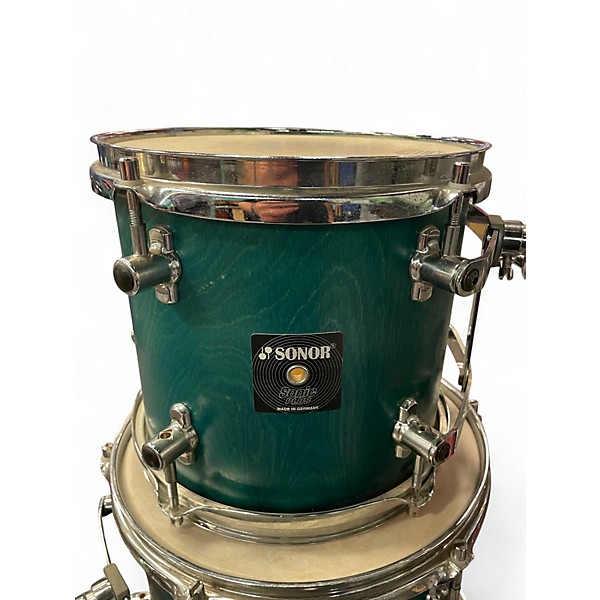 Used SONOR 5 Piece Sonic Plus Teal Drum Kit