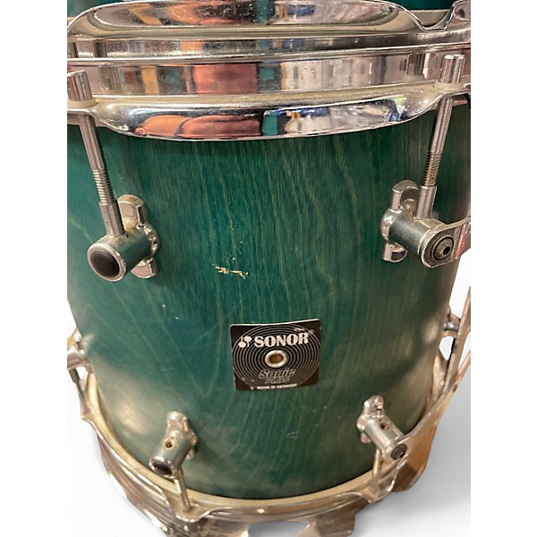 Used SONOR 5 Piece Sonic Plus Teal Drum Kit