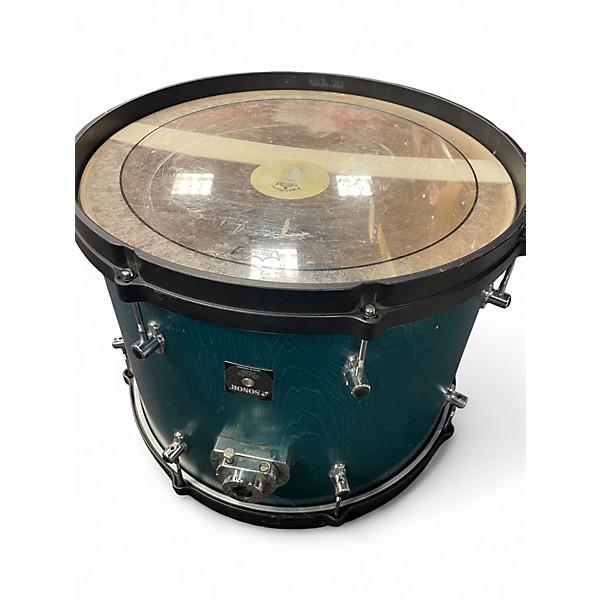 Used SONOR 5 Piece Sonic Plus Teal Drum Kit